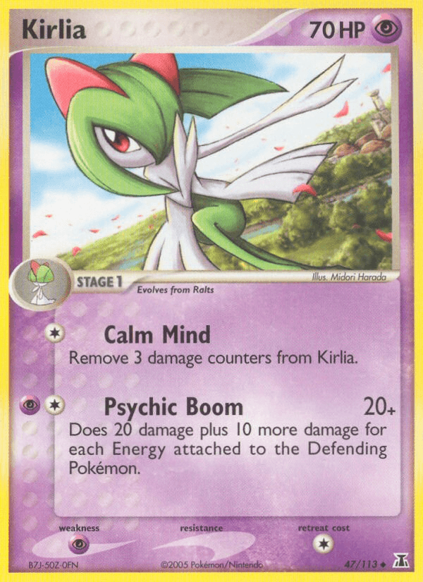 Kirlia, carta 47 de Delta Species