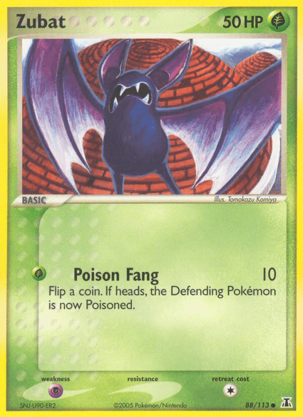 Zubat, carta 88 de Delta Species
