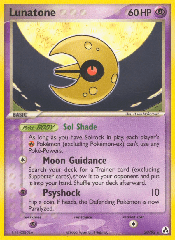 Lunatone, carta 20 de Legend Maker
