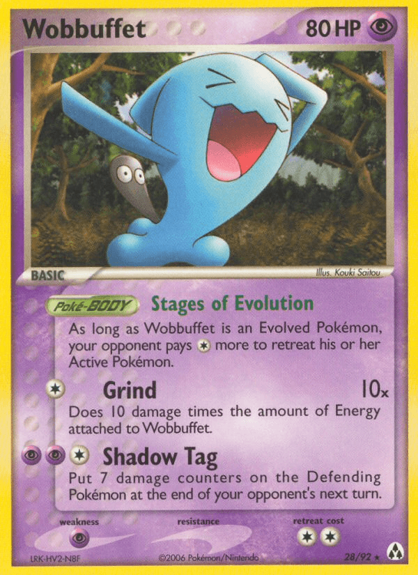 Wobbuffet, carta 28 de Legend Maker
