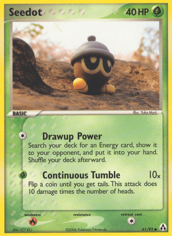 Seedot, carta 61 de Legend Maker