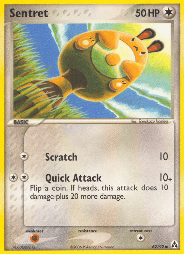 Sentret, carta 62 de Legend Maker