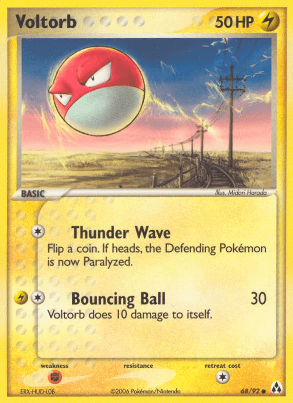 Voltorb, carta 68 de Legend Maker
