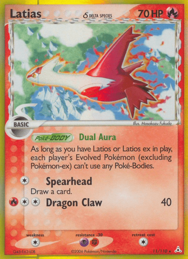 Latias δ, carta 11 de Holon Phantoms