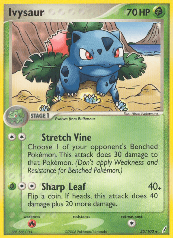 Ivysaur, carta 35 de Crystal Guardians