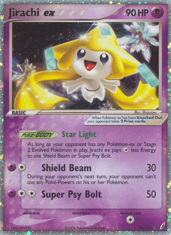 Jirachi ex, carta 94 de Crystal Guardians