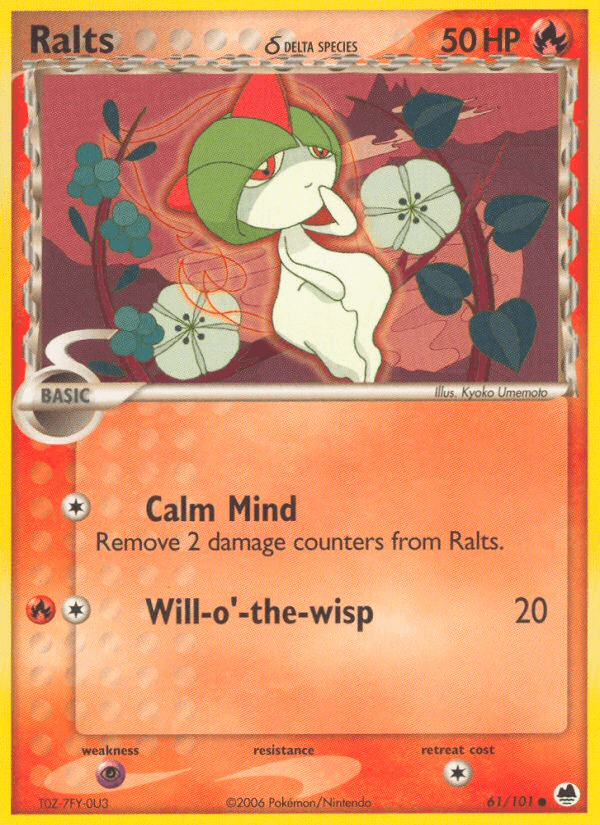 Ralts δ, carta 61 de Dragon Frontiers