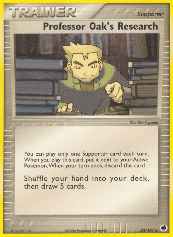 Professor Oak's Research, carta 80 de Dragon Frontiers