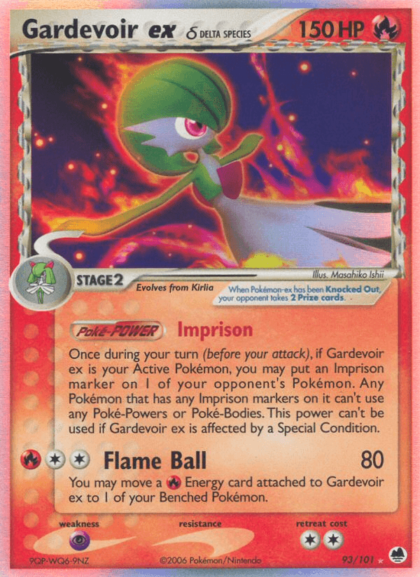 Gardevoir ex δ, carta 93 de Dragon Frontiers