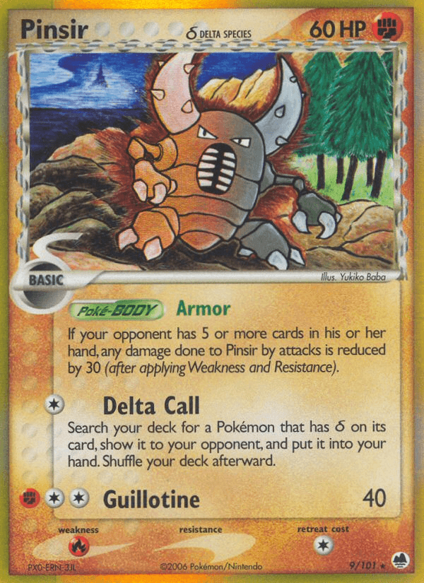 Pinsir δ, carta 9 de Dragon Frontiers