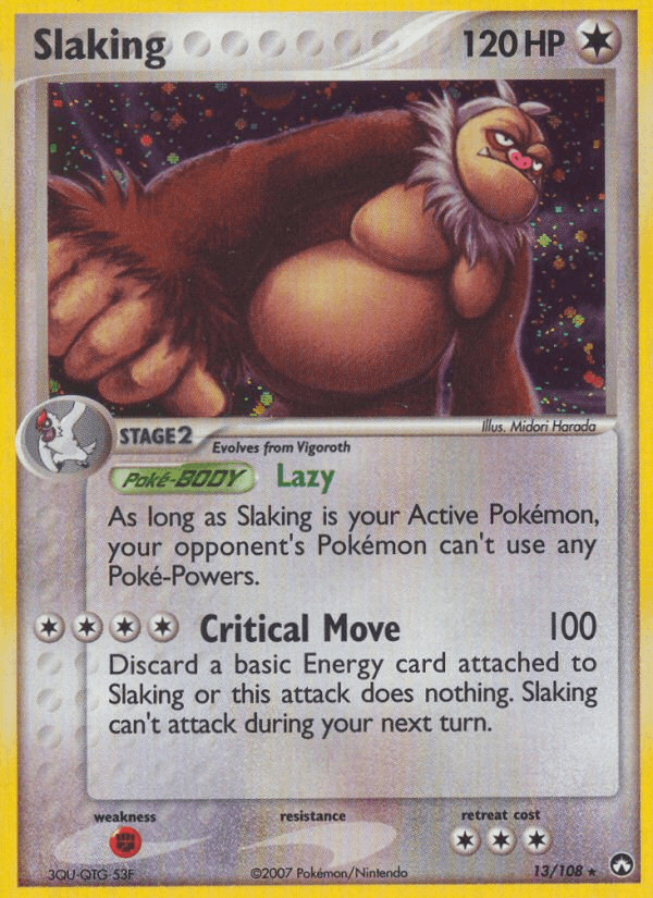 Slaking, carta 13 de Power Keepers