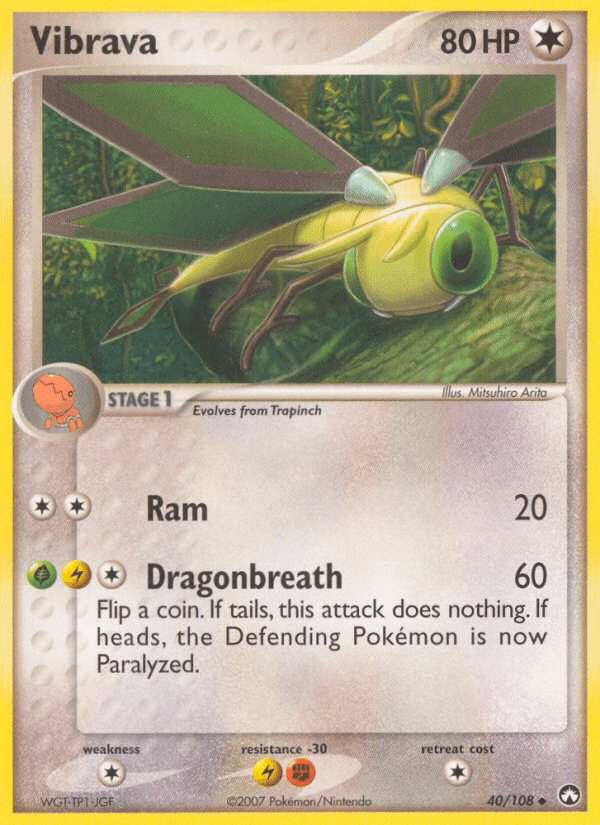 Vibrava, carta 40 de Power Keepers