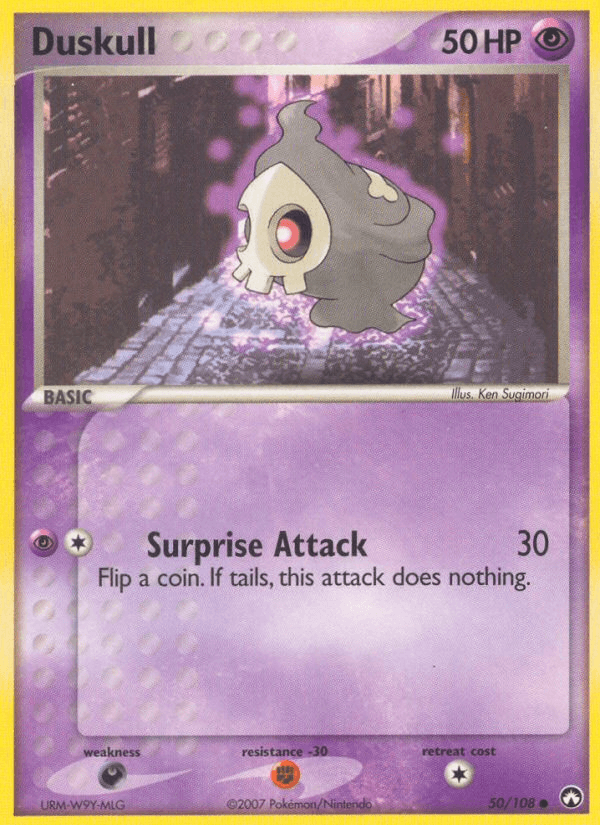 Duskull, carta 50 de Power Keepers