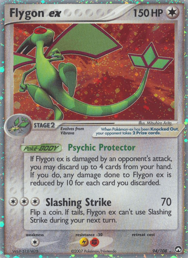 Flygon ex, carta 94 de Power Keepers