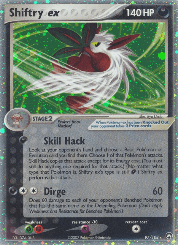 Shiftry ex, carta 97 de Power Keepers