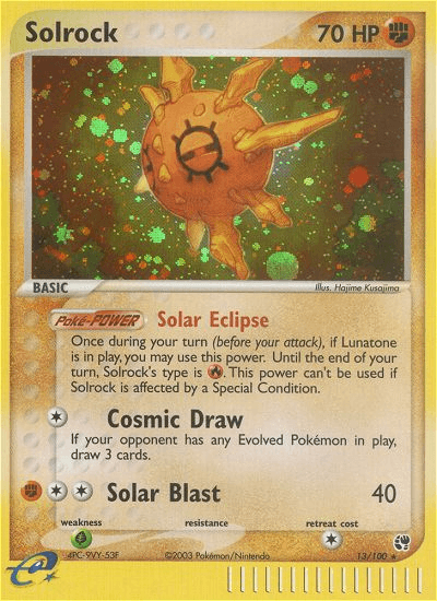 Solrock, carta 13 de Sandstorm