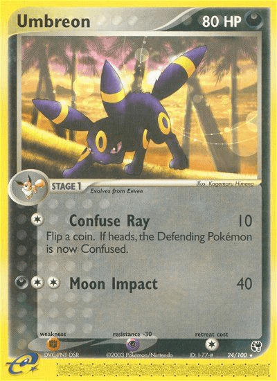 Umbreon, carta 24 de Sandstorm