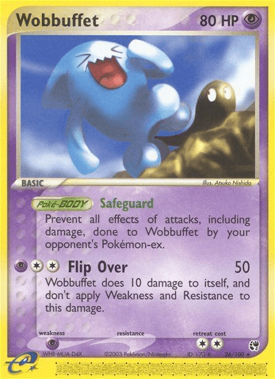 Wobbuffet, carta 26 de Sandstorm