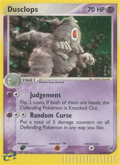 Dusclops, carta 4 de Sandstorm
