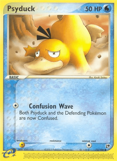 Psyduck, carta 73 de Sandstorm