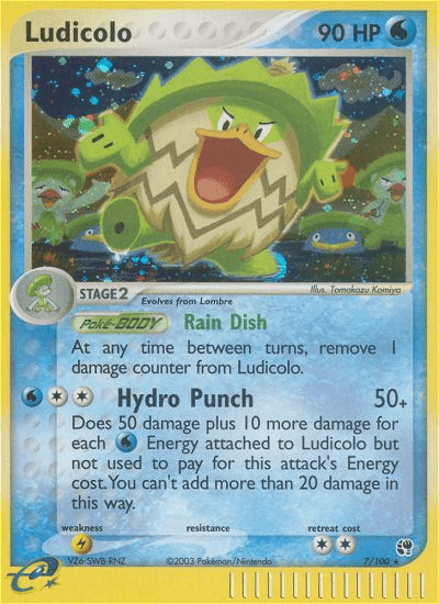 Ludicolo, carta 7 de Sandstorm