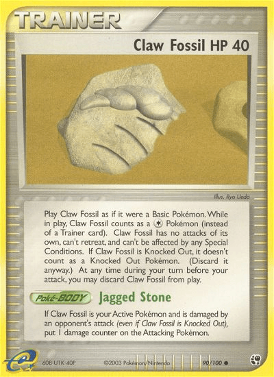 Claw Fossil, carta 90 de Sandstorm