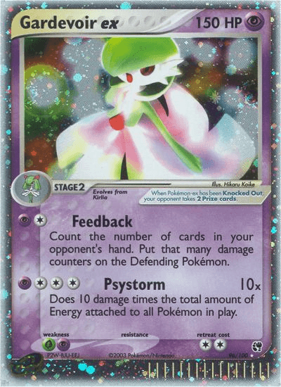 Gardevoir ex, carta 96 de Sandstorm