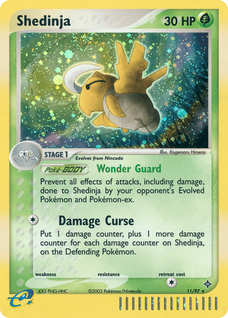 Shedinja, carta 11 de Dragon