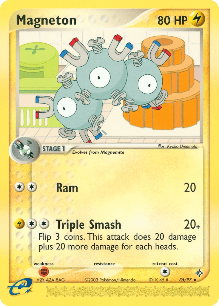 Magneton, carta 35 de Dragon