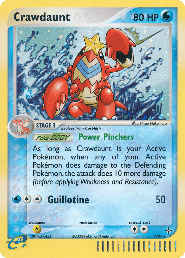 Crawdaunt, carta 3 de Dragon