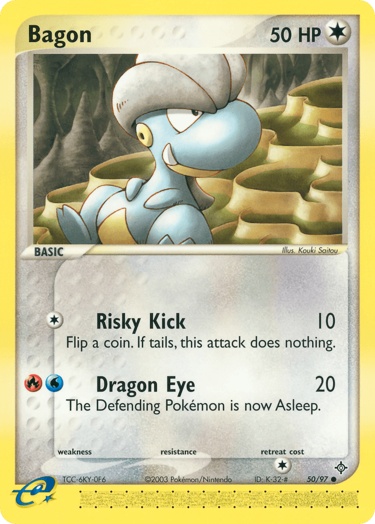 Bagon, carta 50 de Dragon