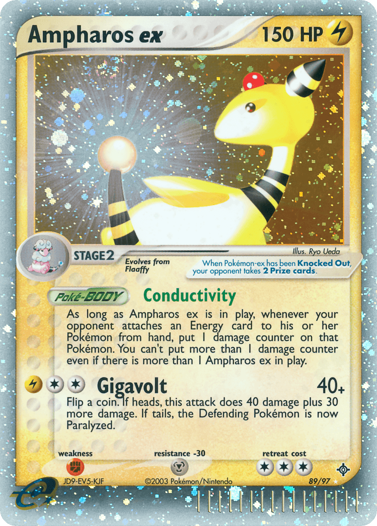 Ampharos ex, carta 89 de Dragon