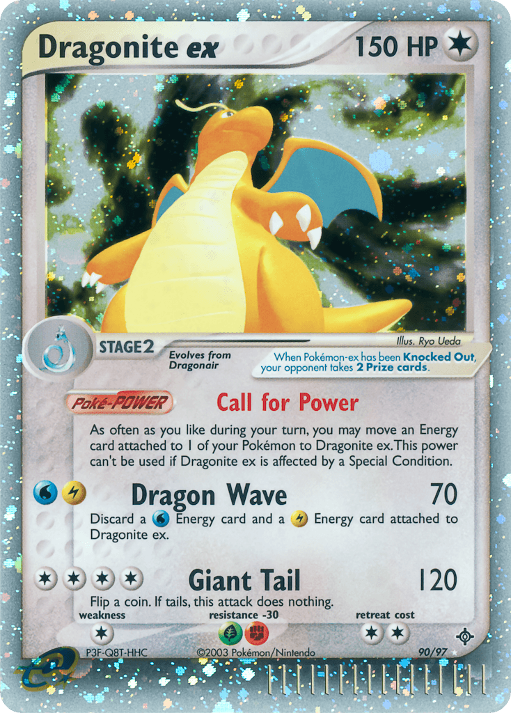 Dragonite ex, carta 90 de Dragon