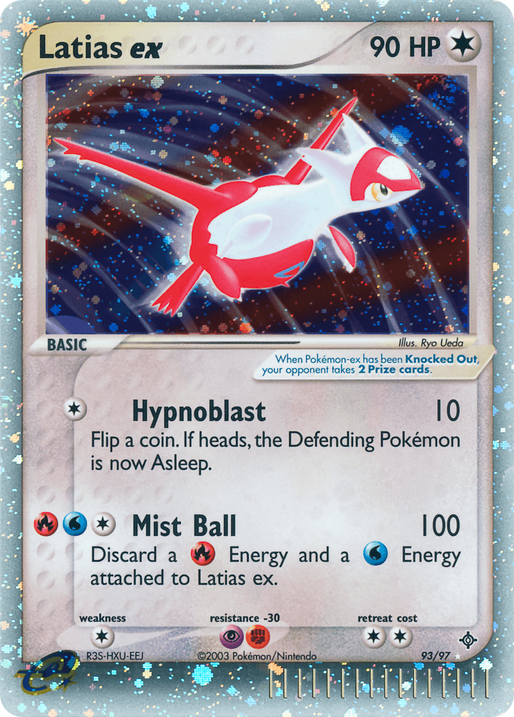 Latias ex, carta 93 de Dragon