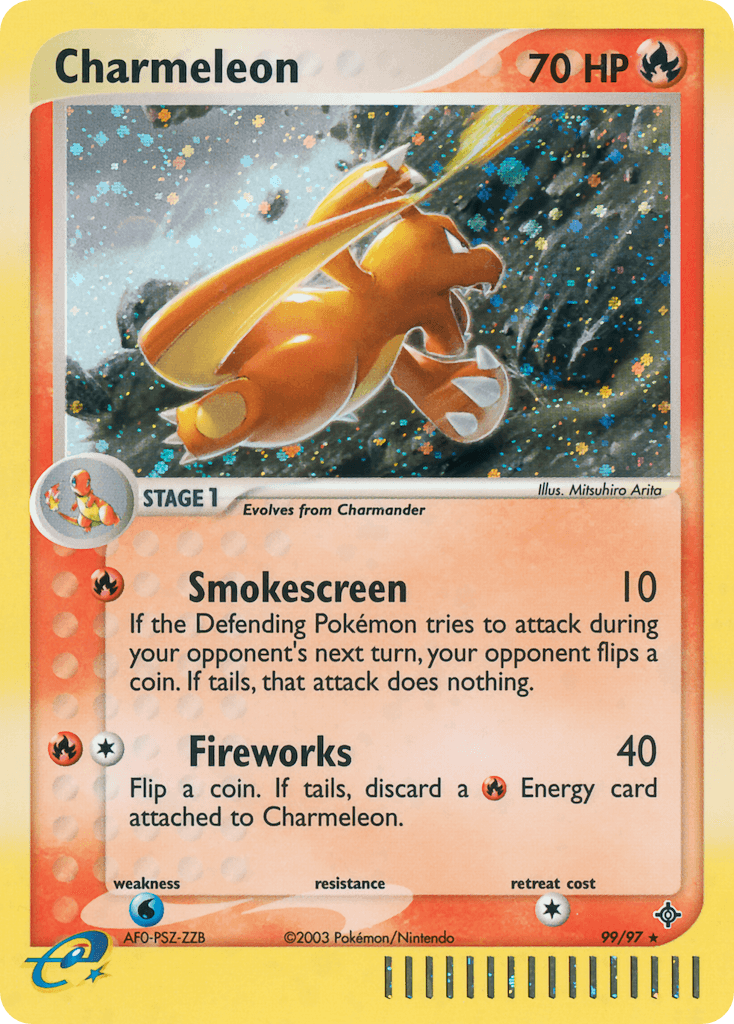 Charmeleon, carta 99 de Dragon