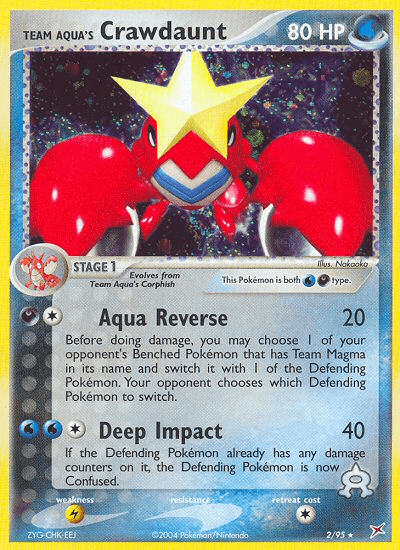 Team Aqua's Crawdaunt, carta 2 de Team Magma vs Team Aqua