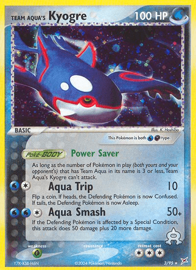 Team Aqua's Kyogre, carta 3 de Team Magma vs Team Aqua