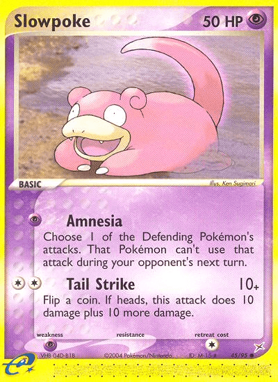 Slowpoke, carta 45 de Team Magma vs Team Aqua