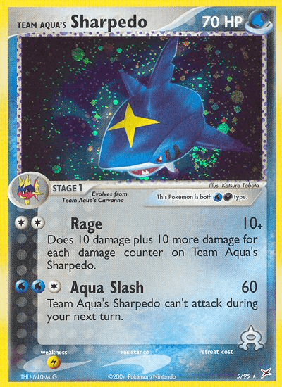 Team Aqua's Sharpedo, carta 5 de Team Magma vs Team Aqua