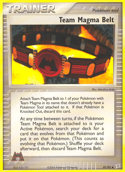 Team Magma Belt, carta 81 de Team Magma vs Team Aqua