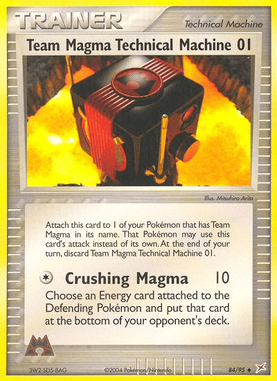 Team Magma's Technical Machine 01, carta 84 de Team Magma vs Team Aqua