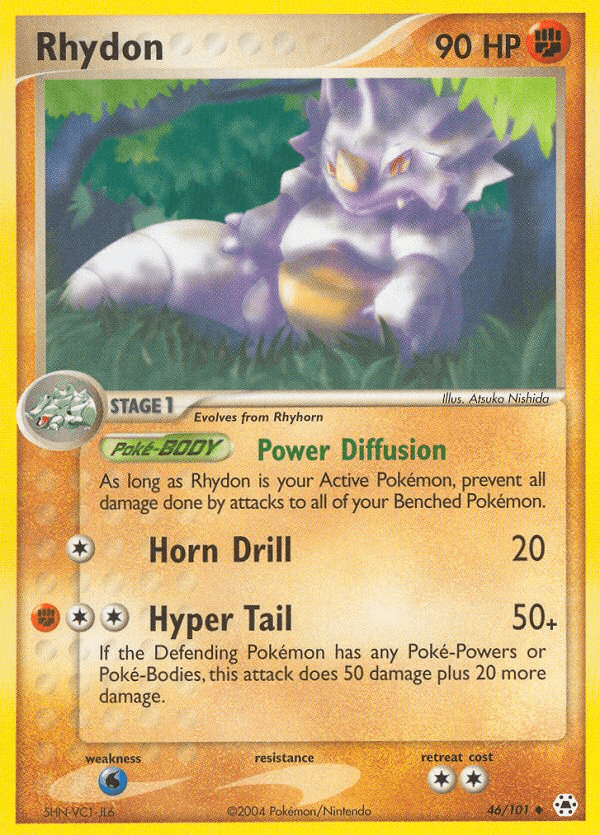 Rhydon, carta 46 de Hidden Legends