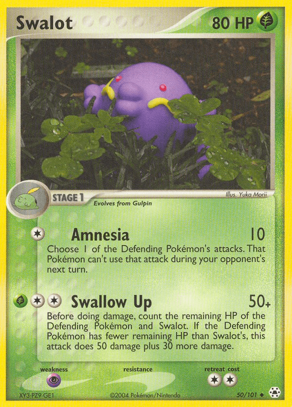 Swalot, carta 50 de Hidden Legends