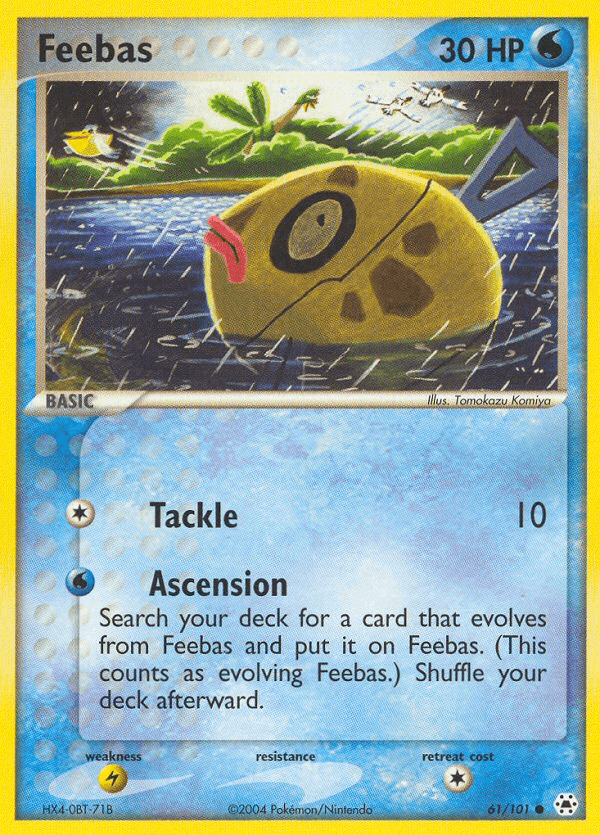 Feebas, carta 61 de Hidden Legends