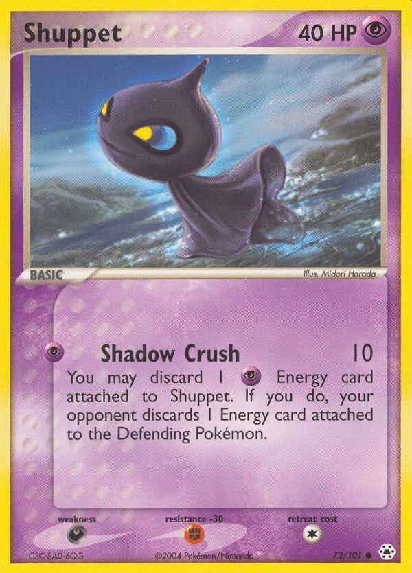 Shuppet, carta 72 de Hidden Legends