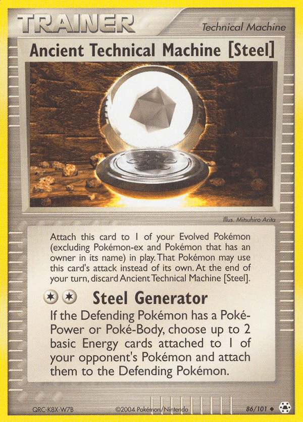 Ancient Technical Machine (Steel), carta 86 de Hidden Legends