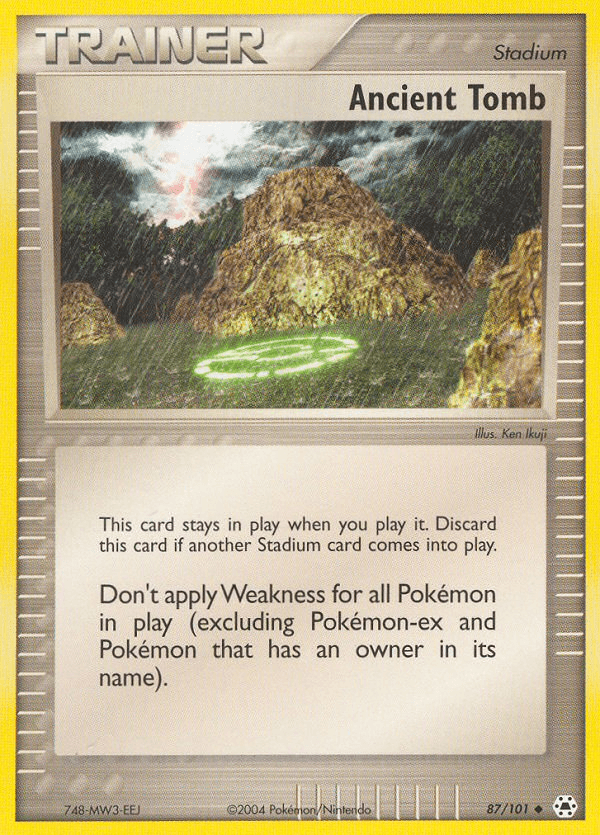 Ancient Tomb, carta 87 de Hidden Legends