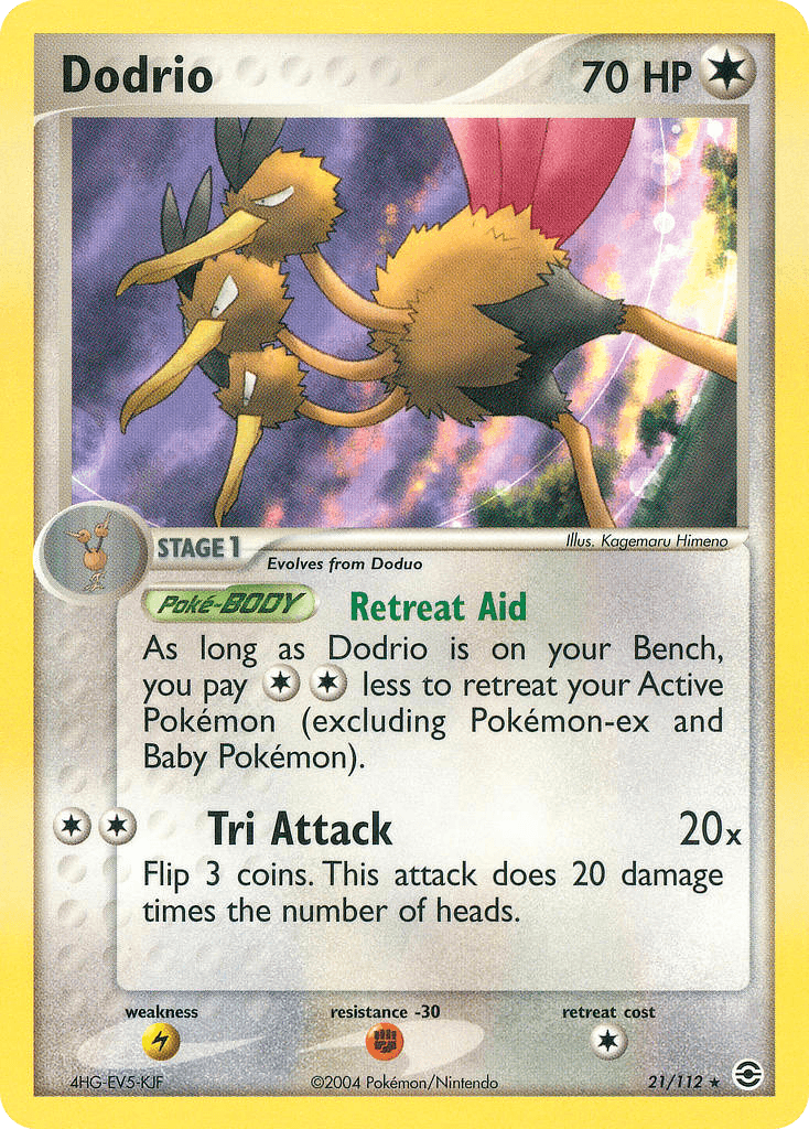 Dodrio, carta 21 de FireRed & LeafGreen