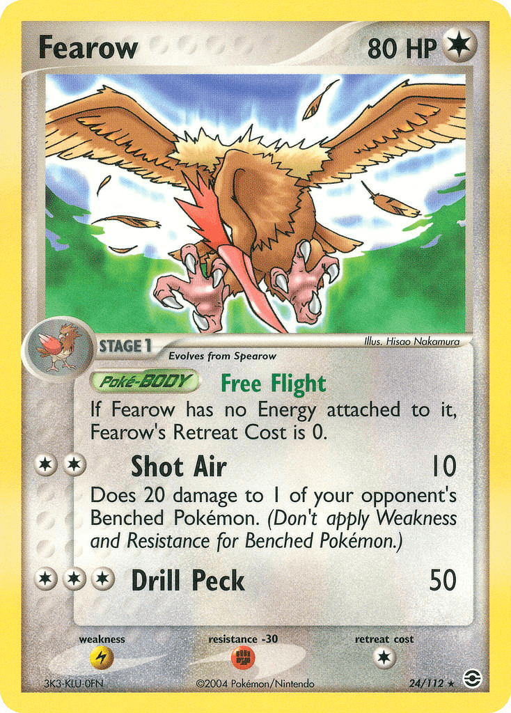 Fearow, carta 24 de FireRed & LeafGreen