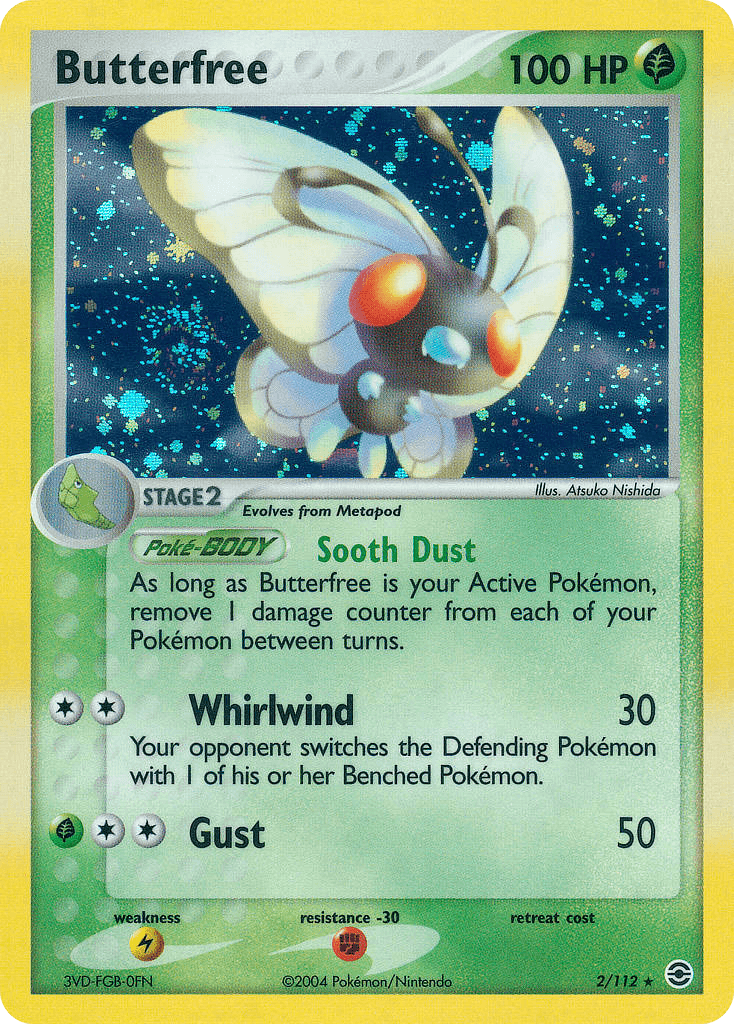 Butterfree, carta 2 de FireRed & LeafGreen